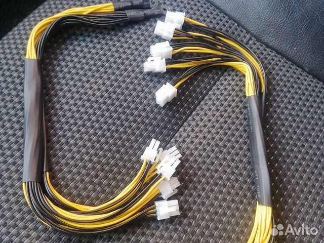 Комплект проводов для блока питания майнера