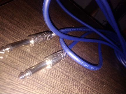 Экран) Кабель джек-джек 4 м провод jack 6.3mm