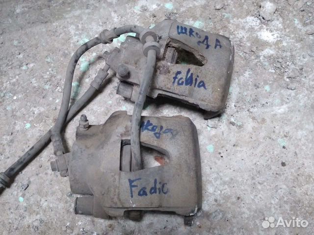 Тормозной суппорт шкода ауди левый