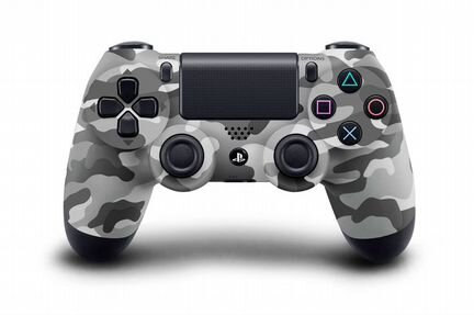 Новый Геймпад Dualshock 4 V2 серый камуфляж