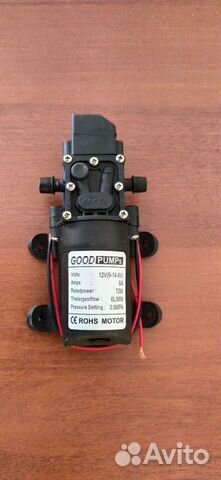 Водяной насос мембранный и центробежный с реле 12в
