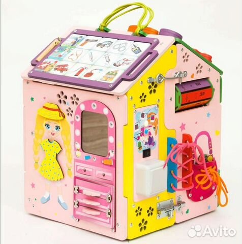 Бизиборд Новый Домик Дом Принцессы