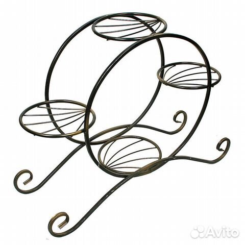 Подставка под цветы металлическая