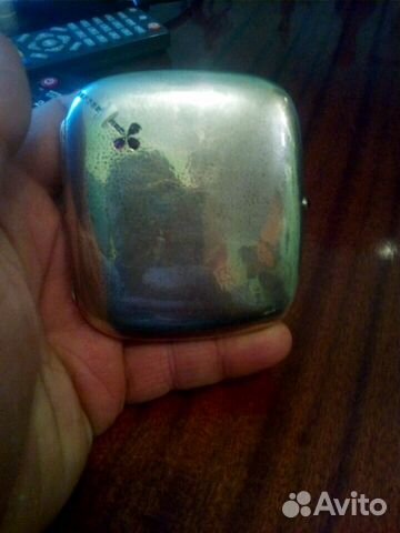 Подсигар серебро с бриллиантами ирубинами