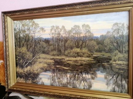 Картина маслом на холсте пейзаж