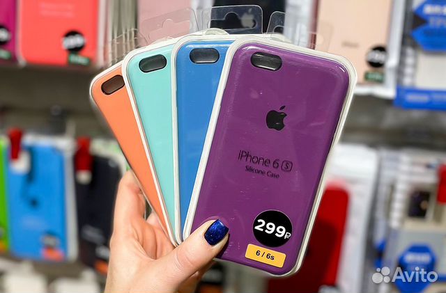 Чехол Silicone Case iPhone 6/6S (44 цвета)