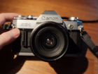 Canon AE-1 + Canon FD 50mm f/1.8 + 28mm f/2.8 объявление продам