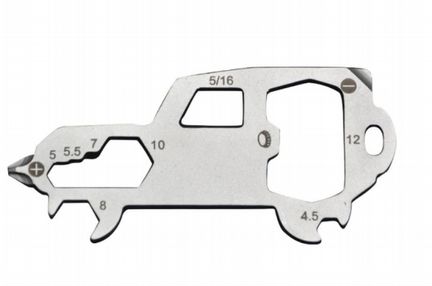 Ключ-брелок универсальный. Открывашка-Мультитул