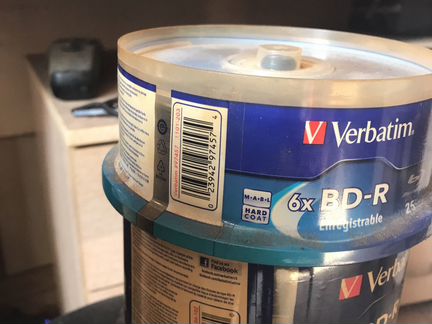Blue-RAY диски 25Gb Verbatim USA