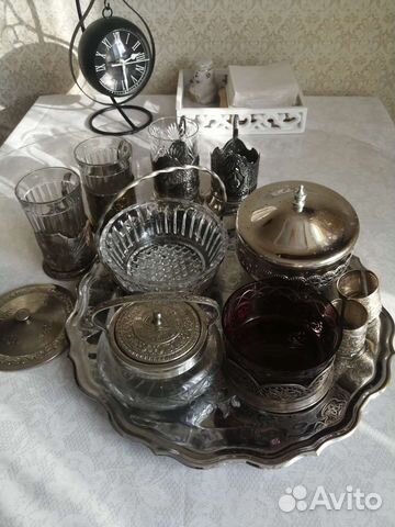 Мельхиоровая посуда СССР