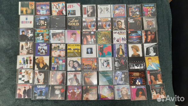 CD диски фирменные. Диско-80х