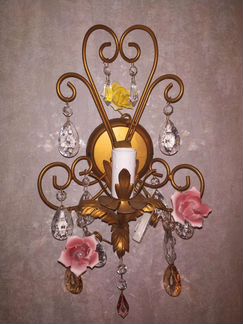 Настенный светильник бра хрусталь Италия