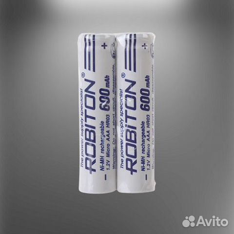 Аккумулятор Ni-MH ааа/R03 (600mAh-1.2V) (prof-R)