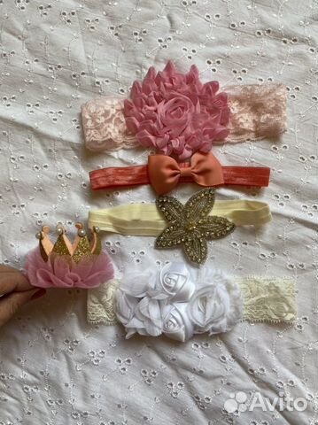 Повязки на голову для девочки