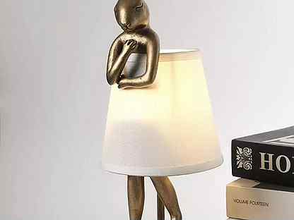 Лампа кролик дизайн светильник настольный 68см