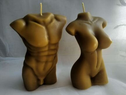 Свеча Тело из натурального пчелинного воска