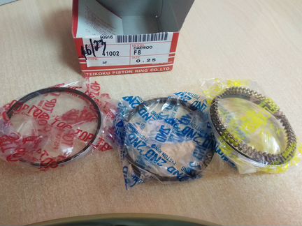 Кольца поршневые Daewoo Tico F8