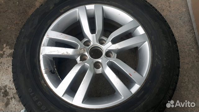 Диск 1шт Tiguan 1 R16 Portland Brillantsilber