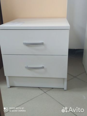 Тумба прикроватная белая Ронда