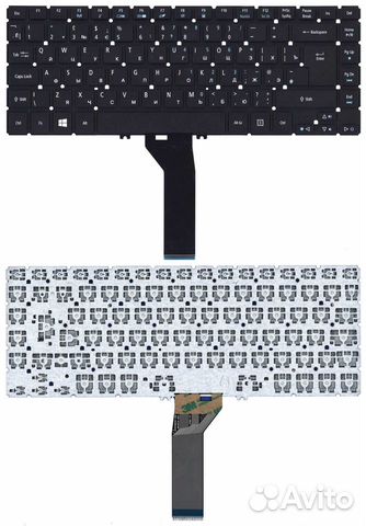 Клавиатура Acer Aspire R7-571 черная c подсветкой
