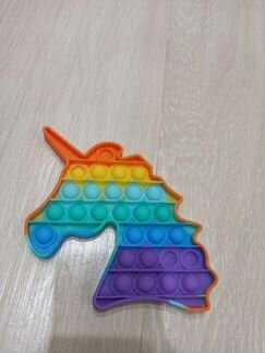 Поп ит pop it антистресс Единорог моторика пальцев