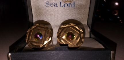 Роскошные запонки Sea Lord Англии 70-х