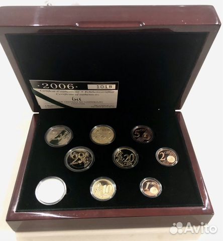 Набор монет Люксембурга 2006 пруф