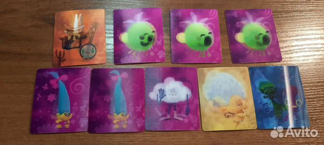 Карточки Тролли Большие гастроли