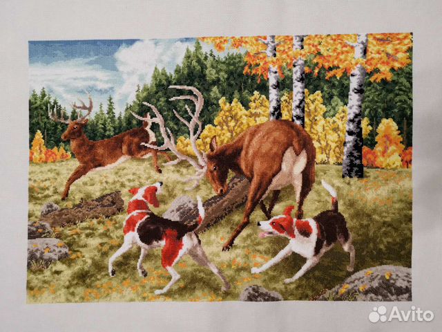 Картина вышитая крестом