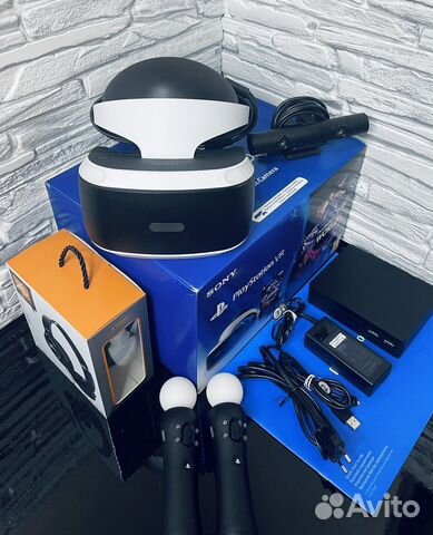 Шлем sony ps4 vr, виртуальные очки вр 2 ревизия