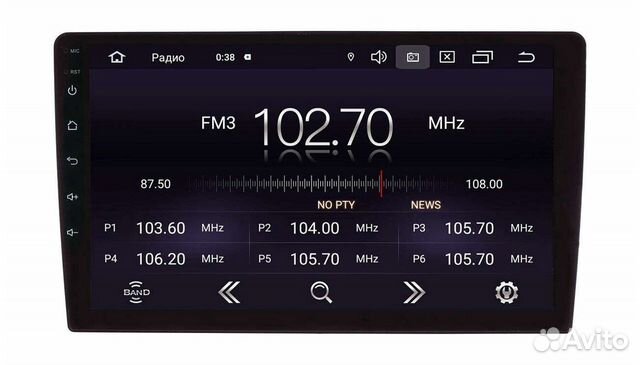 Магнитола Wide Media MT-2/16 (овальный IPS 10