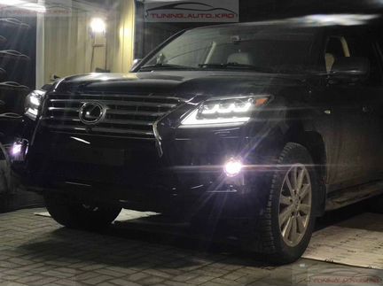 Фары Lexus LX570 стиль 2020 года E2320