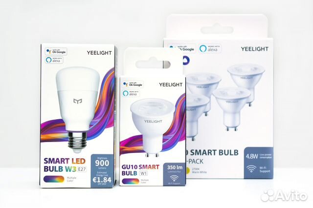Умные лампочки Yeelight для Яндекс Алиса новые