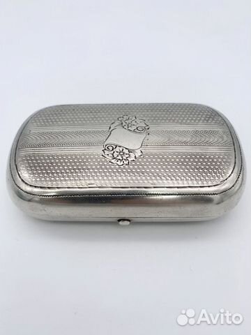 Портсигар серебро 84 проба