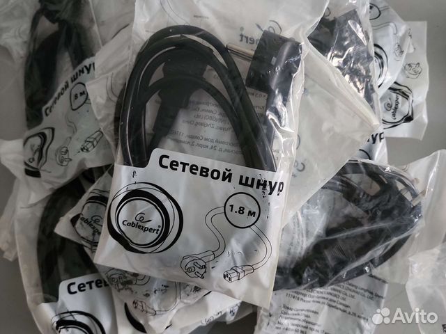 Сетевой кабель 1.8м евровилка