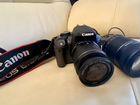 Зеркальный фотоаппарат Canon EOS 650D (2 оптики)