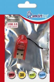 Новый Картридер USB для карт памяти microSD