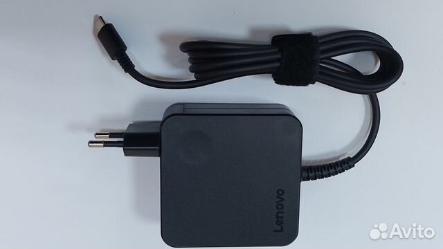 Блок питания Lenovo Type-C 65 Ватт новый
