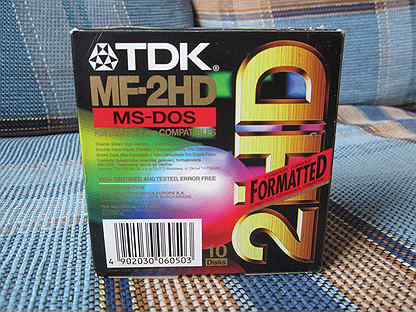 Дискеты TDK MF-2HD/MS-DOS