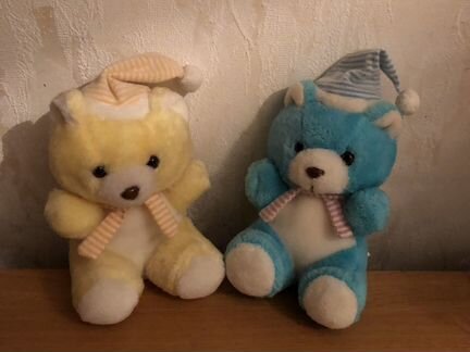 Игрушка мягкая медведь Австрия, гномы и кот в сапо