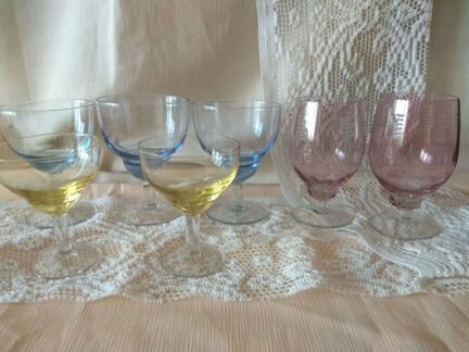 Хрусталь, рюмки и фужеры