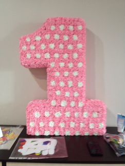 Объемные цифры 1,4