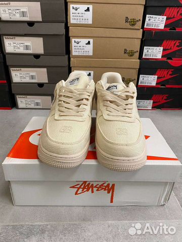 Кроссовки nike air force 1 low x stussy