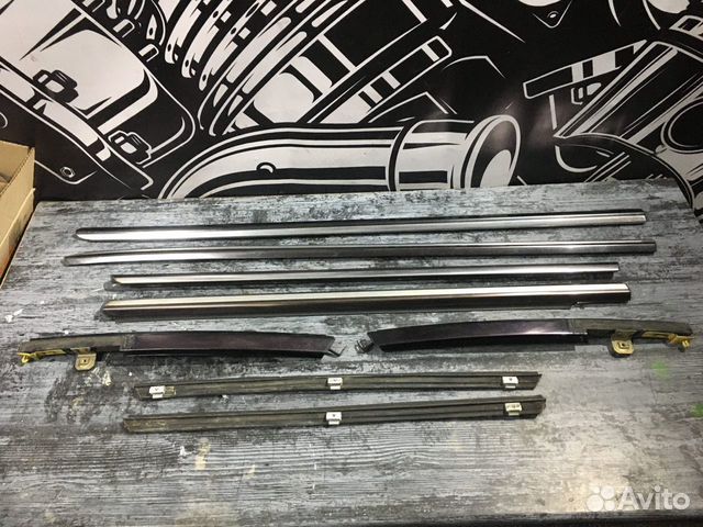 Молдинги стёкол дверей Mercedes-Benz S-class W220