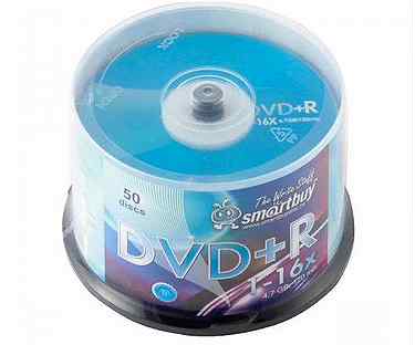 Диск Smartbuy DVD+R 4,7GB 16x
