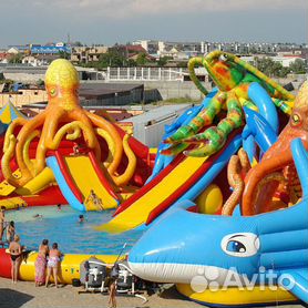 Московский надувной аквапарк и закупки пневматической сети