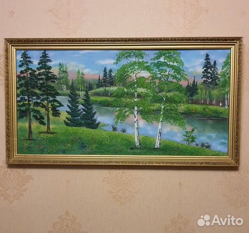 Картина из каменной крошки