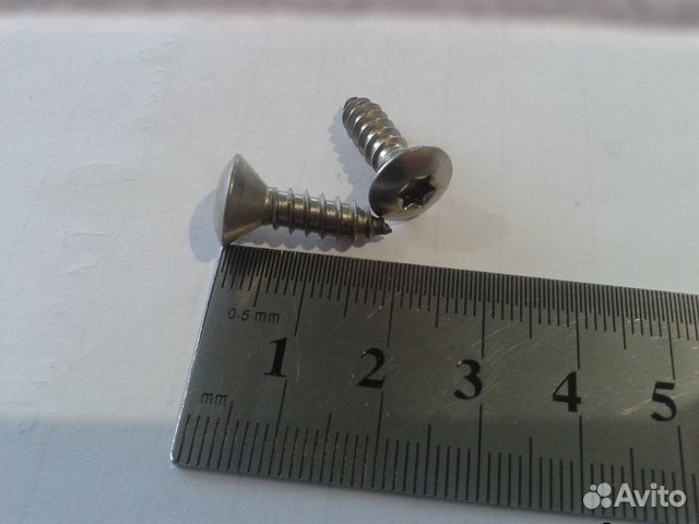 Саморез полупотай/гл torx/шл/ Din 7983 A2 C 5,5х1