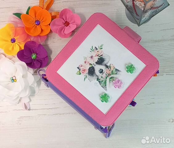 Развивающая книга из фетра для малышей. Бизиборд