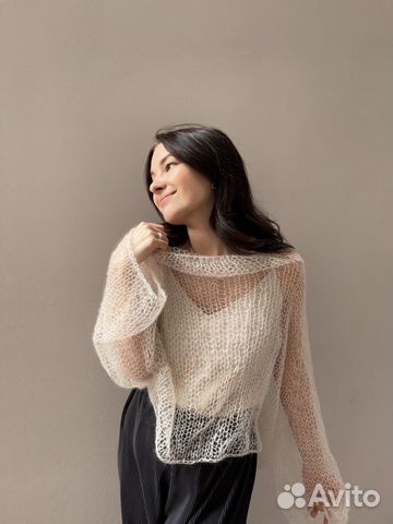 Мастер-класс свитер-паутинка